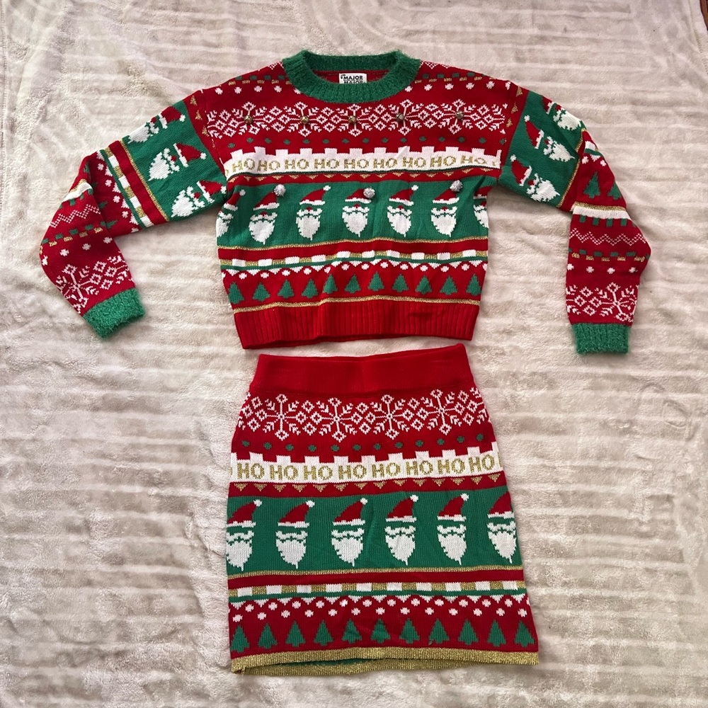 Ugly Christmas too & skirt